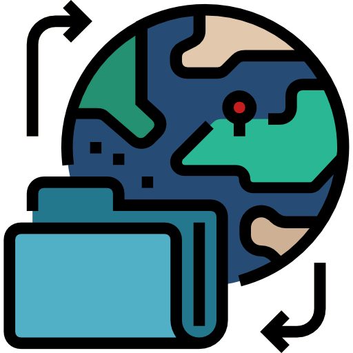 Data sharing ícono
