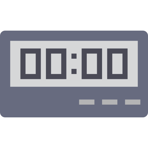 Digital clock icon