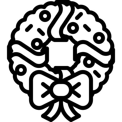 Christmas wreath ícone