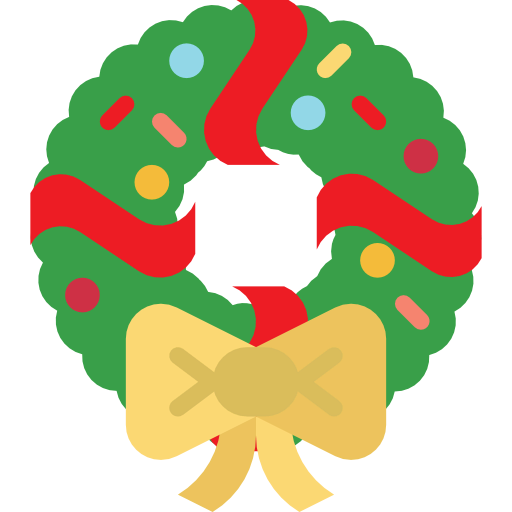Christmas wreath ícone