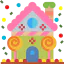 Gingerbread house icon 64x64