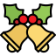 Christmas bell icon 64x64
