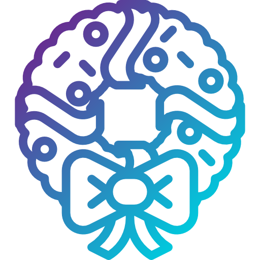 Christmas wreath Ikona