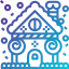 Gingerbread house icon 64x64