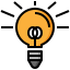 Lightbulb icon 64x64