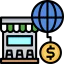 Shopping online icône 64x64