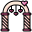 Wedding arch icon 64x64
