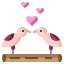 Love birds icon 64x64