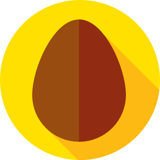 Chocolate egg icon