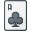 Ace of clubs Ikona 64x64