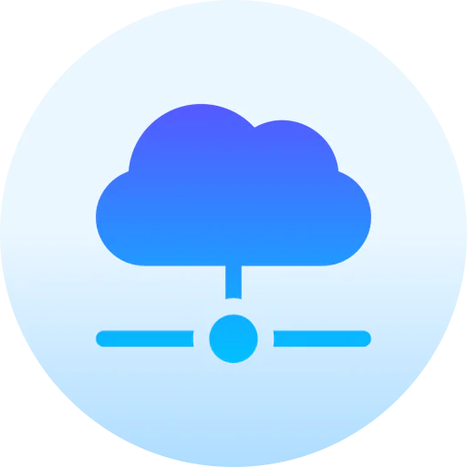 Cloud storage icon