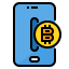 Bitcoin ícono 64x64