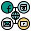 Social media 图标 64x64