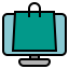Online shopping icon 64x64