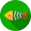 Fish skeleton icon 64x64