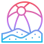 Beach ball icon 64x64