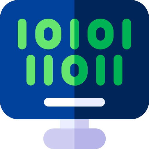 Binary code ícono