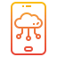 Cloud computing ícono 64x64