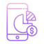 Pie chart biểu tượng 64x64