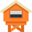 Beach hut icon 64x64