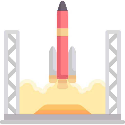 Rocket launch Ikona