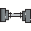 Dumbbell Symbol 64x64