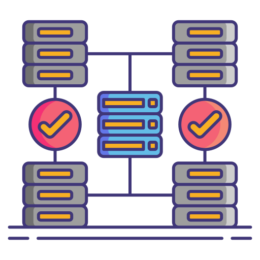 Cluster computing ícono