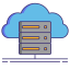 Cloud hosting ícono 64x64