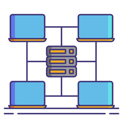 Grid computing ícone