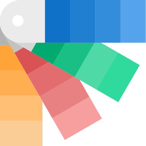 Color palette icône