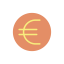 Euro symbol Ikona 64x64