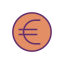 Euro symbol icon 64x64