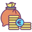 Money bag icon 64x64