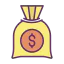 Money bag icon 64x64