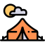 Camping tent icon 64x64