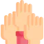 Raise hand icon 64x64