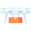 Drone delivery icon 64x64