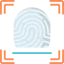 Fingerprint scanning icon 64x64