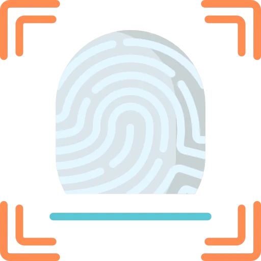 Fingerprint scanning Symbol