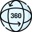 360 degrees icon 64x64