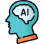 Artificial intelligence icon 64x64