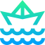Paper boat icon 64x64