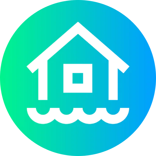 Flooded house 图标