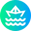 Paper boat icon 64x64