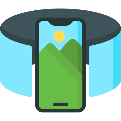 360 degrees icon