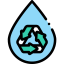 Recycle water icon 64x64