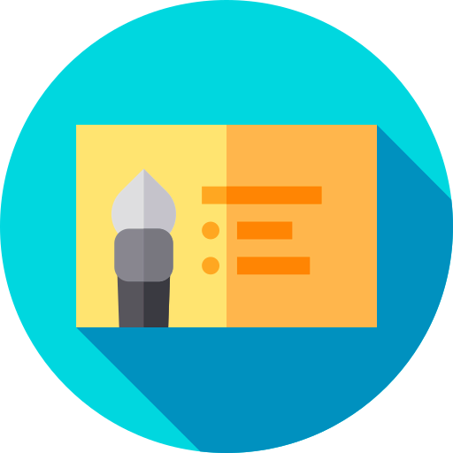 Business card icône