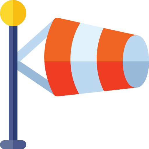 Wind flag icon