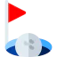 Golf hole icon 64x64