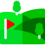 Golf field icon 64x64